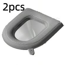 Waterproof Toilet Seat Cover – Seat Protection, Bathroom Accessory - Gris - Ver 7