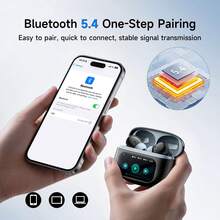 G01 Wireless Earbuds With Active Noise Cancellation, Bluetooth 5.4, Multifunctional Touch Control, Suitable For Sports, Travel, And Gifting - 彩色 - 查看 3