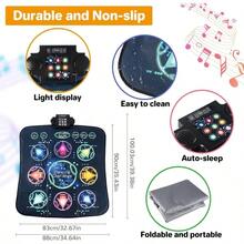 Tapete de baile, mezclador electrnico de baile con ritmo de ritmo, juego de almohadilla de baile para nias y nios, regalo de Navidad/Festival/cumpleaos para nios, msica integrada, 24 niveles de - 1 jugador - Ver 7