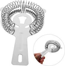 Gadpiparty 4 Piezas Colador de Barra de Acero Inoxidable con Fina para Filtrar Cócteles Equipo de Bar Profesional Ergonómico para Uso Fiestas y Hogar - 1 - Ver 10