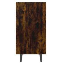 Credenza vidaXL in legno composito di rovere affumicato, dimensioni 103,5 x 35 x 70 cm. - Multicolore - Visualizzare 5
