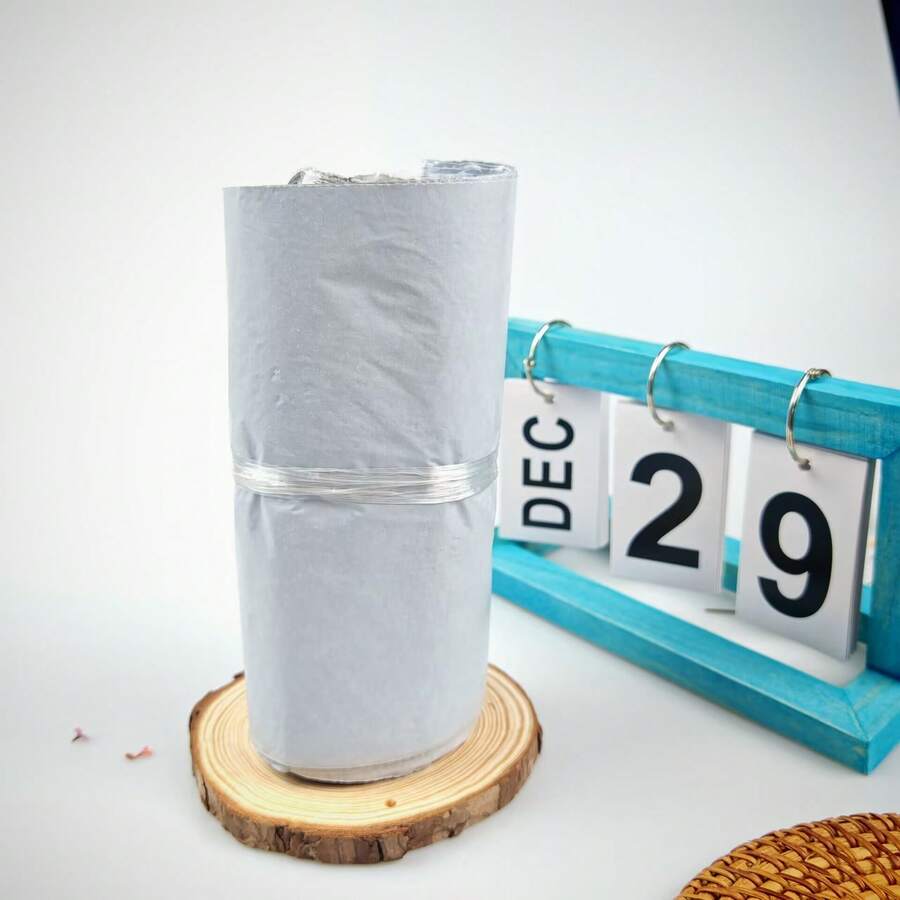 100pcs/Pack Thick PE Waterproof White High Adhesive General Packing Express Delivery Bags - White - View 1