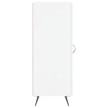 Buffet vidaXL Blanc brillant 34,5 x 34 x 90 cm Matériau à base de bois - Multicolore - Voir 7