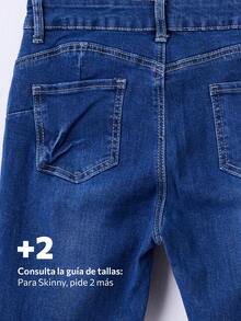 Botón  Cremallera  Bolsillo    Diario  Playa  Colegio - Azul H2VA33 - Ver 8