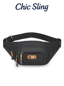 SHILAN Oxford Cloth Waterproof Waist Bag, Unisex Multi-Function Large Capacity Waist Pack, Durable - Multicolor - View 4