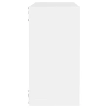 Mensole a muro vidaXL, 4 pezzi, bianche, 30x15x30 cm - Multicolore - Visualizzare 9