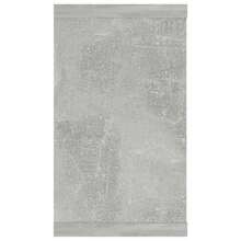 Mensole a muro vidaXL, 2 pezzi, grigio, colore cemento, materiale a base di legno - Multicolore - Visualizzare 8