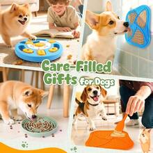 - Rounded Dog Enrichment Toys Set U2013 Keeps Dogs Busy With Mental Stimulation Slow Feeding, Includes Dog Lick, Puzzle Slow Feeder Bowl Boredom - 最初的 - 查看 7