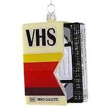 DThe Bridge Collection VHS Ornament - Vintage-Style VCR Tape - Video Tape Retro Ornament - As Pic - View 1