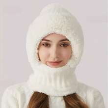 针织帽、围巾、口罩、多功能帽、防风保暖羊毛帽，女士冬季骑行必备，骑行和滑雪旅行必备