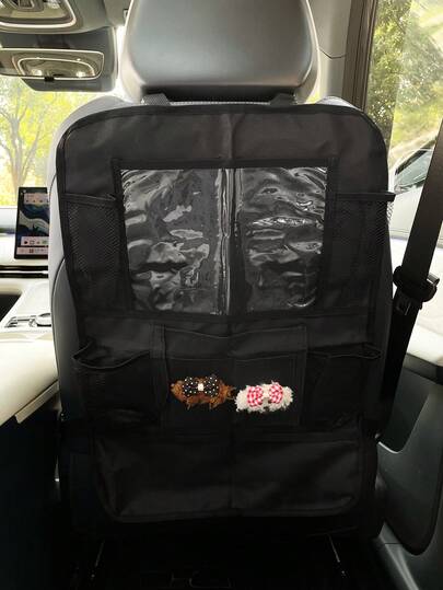 汽车座椅靠背收纳袋，汽车座椅整理袋，车内悬挂式收纳袋