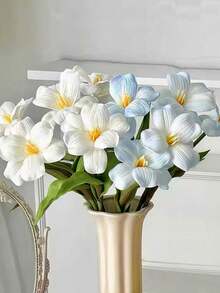 15/10支人造郁金香，棕色郁金香，仿真花，适合作为母亲节礼物、母亲节装饰、婚礼装饰、家居装饰、房间装饰、墙面装饰、卧室装饰、花瓶、房间配件、厨房装饰、春季装饰。 - 彩色 - 查看 5