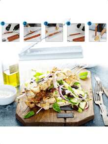 1pc Kebab Maker, Plastic Kebab Skewer Mold, Manual Kebab Skewer Mold, Make Your Kofta Kebabs Like Traditional Chef-Handmade