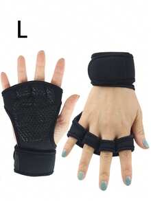 قفازات تمرين متينة، حماية راحة اليد، قبضة مانعة للانزلاق، تصميم بدون أصابع، مناسبة للجنسين، قفازات رفع أوزان مانعة للانزلاق، وسادات قبضة للجيم، مناسبة للشد، تمارين الجيم، التمارين المنزلية، التدريب المتقاطع، تدريب القوة، ملحقات معدات اللياقة البدنية - متعدد الألوان - مشاهدة 13