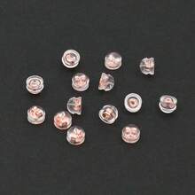 10/30个耳钉后塞，高品质耳塞，耳钉底座，圆形耳钉后塞，珠宝配件，DIY手工配件 - 漢堡耳堵 - 查看 1