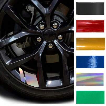 AD Wheel Decoration Stickers, Reflective Stickers, Personalized Creative Tire & Rim Stickers