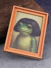 Nam châm tủ lạnh hình ếch độc đáo, kiểu khung ảnh thu nhỏ, phụ kiện trang trí nhà cửa ngộ nghĩnh, đồ thủ công tự làm, thích hợp để trang trí tủ lạnh, bảng trắng và máy rửa chén, đa chức năng, phù hợp cho nhà bếp và văn phòng, quà tặng ngày lễ và sinh nhật, quà tặng tiệc tùng, trang trí nhà cửa. - Nhiều màu - Xem 5