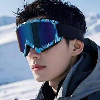 1 st Herr Utomhus Bergsbestigning Sport Skidglasögon Vindtäta Sandtäta Skyddsglasögon