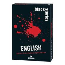 . Black Stories English 50 Creepy Mysteries - Juego de Rompecabezas con Variante de Juego y fichas de puntuacin, Juego de Rompecabezas para Adolescentes y Adultos - Con fichas de puntos - Ver 1