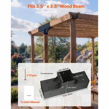 Brackets - 4 Stück 4 X 4 Zoll T-typ - View 2