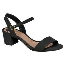 Beira Rio Women's Sandal With Medium Chunky Heel 82461176 - Black Napa Leather 82461176 - View 2