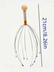 1pc Octopus Head Massager Soul Extraction Scratching Scalp Scratching Artifact Meridian Itching Device - Multicolor - View 8
