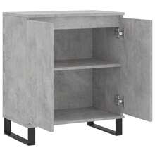 Credenza vidaXL Grigio Cemento 60x35x70 cm Materiale a base di legno - Multicolore - Visualizzare 6