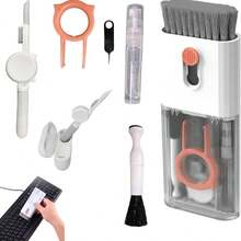 8-In-1/10-In-1/11-In-1/20-In-1 Laptop, Phone Screen Cleaning Kit, Includes Brush For Keyboard Cleaning, Electronic Devices Cleaning Tools, 3-In-1 Cleaning Pen Compatible With Air, Multi-Functional Cleaning Set For Headphones, Keyboard, Laptop, Phone, Computer Monitor, Cleaning Spray For Computer & Phone Keyboards, Durable Brush Pen For Computers & Phones, Effective Duster For Daily Use And Travel, Essential Maintenance Tool - Multicolor - View 7