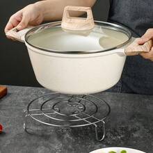 Granite Non Stick Cookware Set - Suitable For Induction Cookers, With A Coating Of Vermiculite, Free Of PFOA, Including Milk Pots, Frying Pans, Soup Pots, Frying Pans, And Flat Bottomed Pans. Suitable For All Stoves (Induction Cookers), Heavy-Duty Base, With Cover And Cutlery, Suitable For Large Families/Kitchens