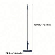 1pc Multifunctional Window Scraper With Crevice Brush, High Window Glass Cleaning Tool, Adjustable Squeegee Blade, Suitable For Gas Stations, Glass, Shower, Outdoor High Windows Cleaning - Multicolor - View 2