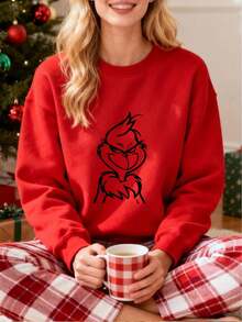 Women Sports Sweatshirts - Red - View 1