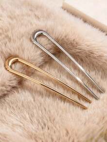 剑形发簪 金属剑形发夹 带宝石吊坠 复古风格发髻发簪 女士及女孩长款厚发饰 发髻发夹 发髻器 发髻发饰 发型针 学校用品 头部饰品