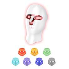 Aedwdpe With 7-Color-LED Skin Care Mask, USB Charging, Strong Strap Design, Suitable For Facial Skin Care - Suitable For The Skin Used, Girls' Birthdays, Holiday Gifts, Exquisite Packaging - Đỏ - Xem 10
