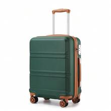 20 24 28 32 Inch Suitcase ABS PC Hard Shell Luggage Carry On Cabin Check In XL Extra Large Lightweight Spinner Wheels TSA Lock 3 Piece Set Travel - Dark Green - View 15