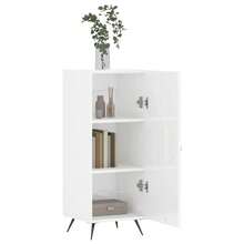 Credenza vidaXL bianca lucida 34,5x34x90 cm Materiale a base di legno - Multicolore - Visualizzare 4