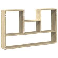 vidaXL Wandregal Sonoma-Eiche 99x15x60 cm Holzwerkstoff - Verschiedenfarbig - Übersicht 6