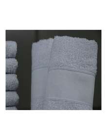 Set Of 6 Slim Fitness Towels, 100% Cotton – Lightweight, Absorbent, And Ideal For The Gym - 白色 - 查看 3