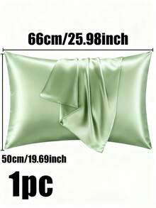 1/2 件装奢华丝滑柔软枕套 - 透气亲肤，触感凉爽，纯色信封式开口 - 可机洗，水洗丝绸枕套，单人冰丝缎面丝绸仿丝绸枕套，圣诞礼物，秘密圣诞老人礼物（女士），情人节礼物，圣诞袜填充物，个性化礼物，圣诞礼物 - 彩色 - 查看 46