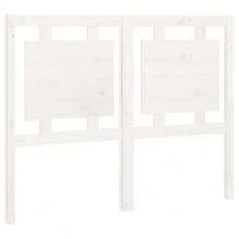 Tête de lit vidaXL blanche 125,5 x 4 x 100 cm en pin massif - Multicolore - Voir 2