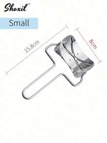 shoxil 1pc Stainless Steel Pastry Rolling Cutter Circle Dough Blade Roller Dumpling Wrapper Mould Pie Ravioli Empanada Pierogi Calzone Making Tools For Home Kitchen