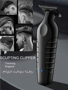 Kemei Bộ dụng cụ cắt tóc chuyên nghiệp, máy tỉa tóc 0mm, máy cạo râu điện, bộ sản phẩm chăm sóc cá nhân hàng ngày cho nam giới gồm máy cắt tóc, máy tỉa tóc và máy cạo râu 2296+2299+112, bộ dụng cụ dùng trong salon, bộ dụng cụ cắt tóc và cạo râu cho nam giới dịp năm mới. - màu đen - Xem 7