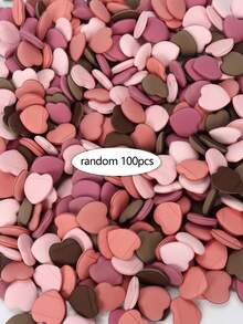 10-30-50-100pcs/Set Finger Makeup Sponge Puff, Latex-Free Hybrid Sponge With Air Cushion, Suitable For Foundation, Powder, Concealer, Fits All Skin Types - Multicolor - View 12