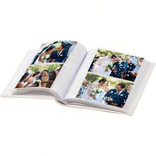 WSXC Personalized Wedding Photo Album Custom Engraved Picture Album Holds 200 4" X 6" Photos Leatherette And Laser Engraved Scrapbook Our Wedding - OurWedding - View 3