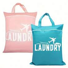 Large Capacity Travel Laundry Bag, Washable Clothes Storage Bag With Snap Design, Convenient For Hanging And Carrying, Ideal For Outdoor, Home, Gym, Pool, Yoga, Dorm, Fitness - Multicolor - View 11