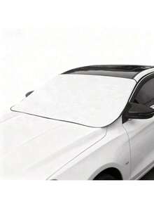 Fit For All Vehicles - Durable Oxford Fabric Windshield Cover With UV Protection & Snow Shield, Easy Install & Durable For Winter Driving, Snowy Road Safety, Flexible Design, Highquality Material,Car Windshield Snow Cover