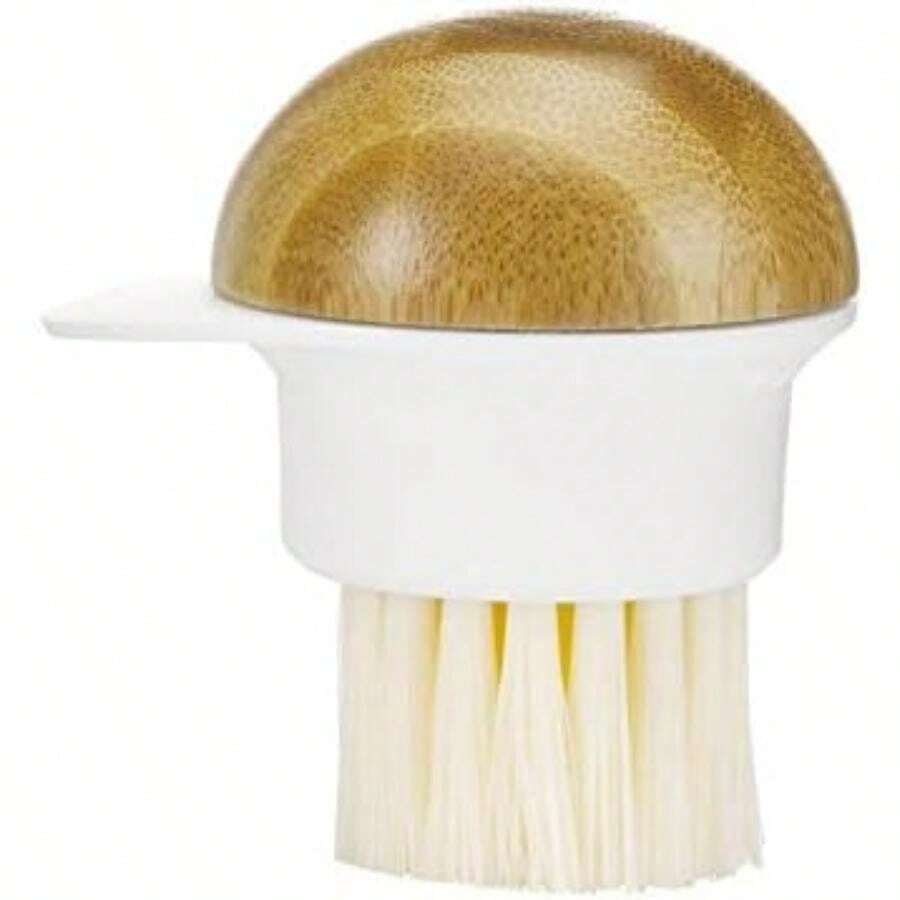Full Circle FunGuy, 2 en 1 cepillo de limpieza de hongos, color blanco(Mushroom Blanco) - Multicolor - Ver 1