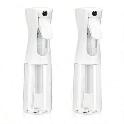 2025  Upgraded Continuous Spray Bottle (1-Pack) - Ultra Fine Mist Water Sprayer For Hair Styling, Plants & Household Cleaning, Refillable Handheld Mister For Salon, Home & Travel Use,200ml