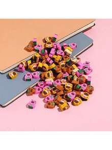 Set de 10/20/30 piezas de gomas de borrar de estilo de dibujo animado de capibara en colores aleatorios, regalos de suministros escolares y de oficina lindos para estudiantes