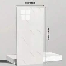 12pcs Waterproof Thick Foam Marble Texture Self-Adhesive Wall Stickers, Vinyl Peel And Stick Wallpaper, Easy To Install And Removable, Suitable For Living Room, Kitchen Backsplash, Bathroom, Home Decor - Multicolor - View 3