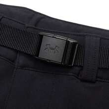 Under Armour 男士宽松休闲柔软舒适长裤 APAC M 都市军绿色磨毛裤 1389298-001 - 黑色 - 查看 4